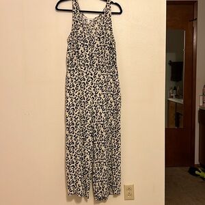 Leopard print jumpsuit